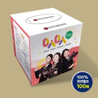 ȫ���� ���簢 ��Ƽ�� 100��